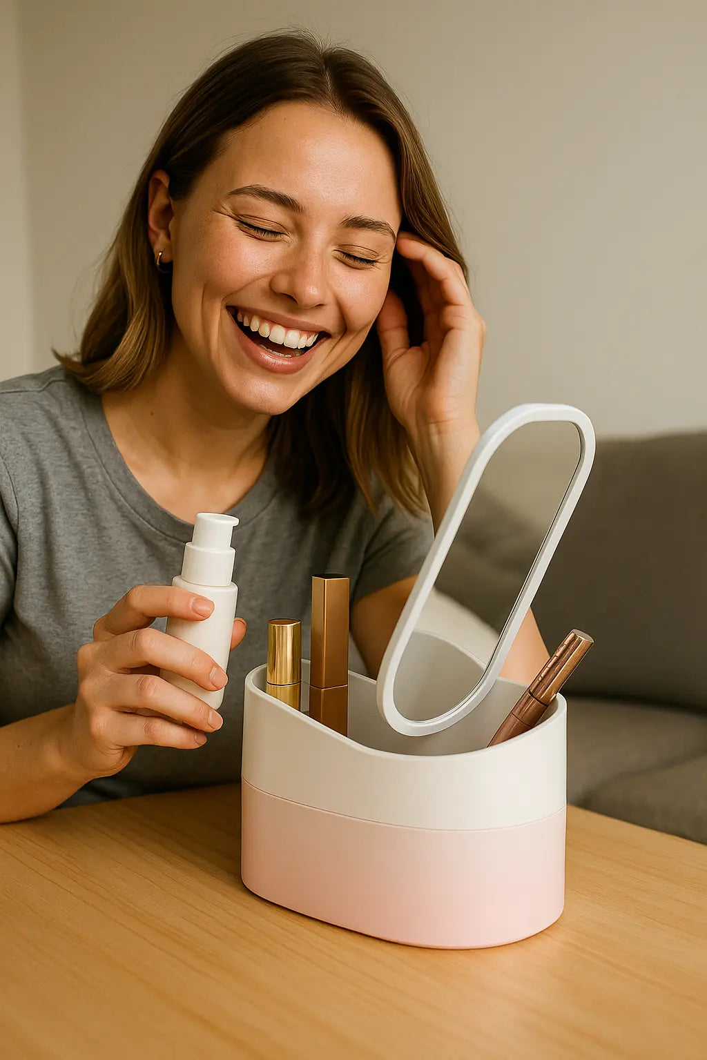 💄 Discover the Ultimate Travel Companion: Our Portable Makeup Organizer Box! 💼 Kimdre Beauty Store