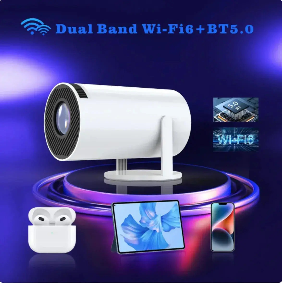 H713 Ultra HD 4K Projector - Intelligent Home & Office Solution KIMDRE