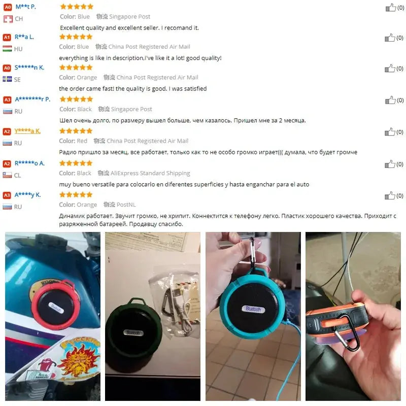 Portable Waterproof Bluetooth Speaker - KIMDRE