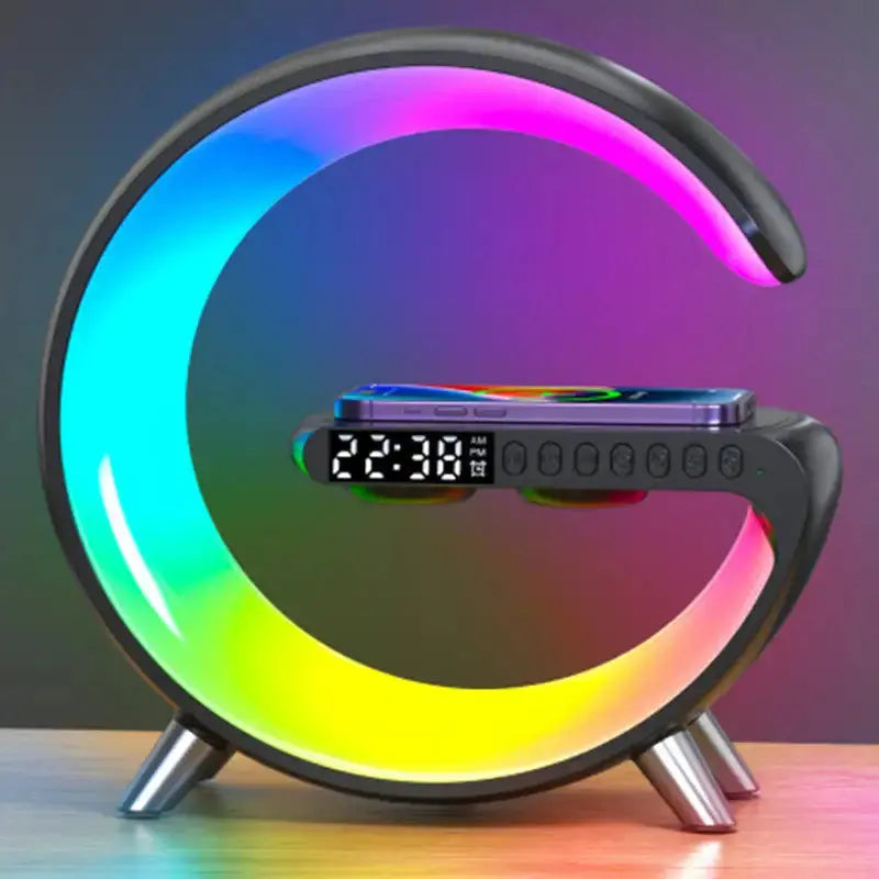 SmartCharge Lamp Bluetooth Speaker Wireless Charger KIMDRE